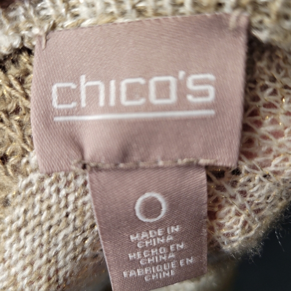 Chicos striped sweater Size 0 - Picture 3 of 5